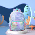 600D Oxford fabric digital printed tie-dye book bag for children